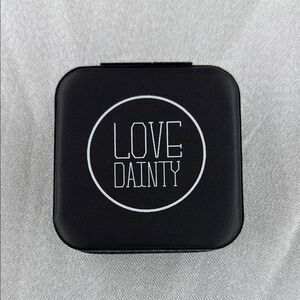 Love Dainty Black Jewelry Box/Travel case